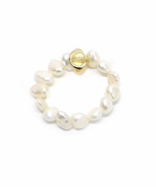 DONOBAN（ドノバン）の「淡水パールリング（リング・レディース・ゴールド・ONESIZE）」の3枚目の写真