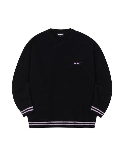 NERDY(ノルディ)の「NERDY Logo Crewneck Sweater / ノルディー クルーネック セーター(ニット/セーター・レディース・ホワイト/ブラック/パープル・S/M)」の22枚目の写真