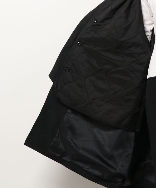 FREAK'S STORE(フリークスストア)の「ライナー付CT(ミリタリージャケット・レディース・ブラック/キャメル・フリ-)」の13枚目の写真