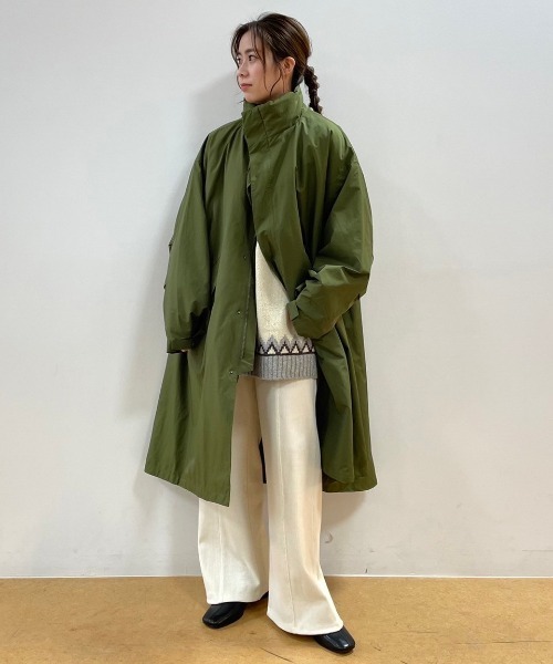 FREAK'S STORE(フリークスストア)の「ライナー付CT(ミリタリージャケット・レディース・ブラック/キャメル・フリ-)」の1枚目の写真