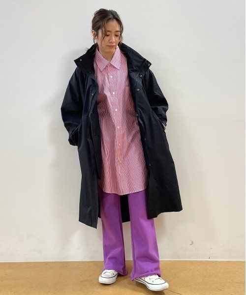 FREAK'S STORE(フリークスストア)の「ライナー付CT(ミリタリージャケット・レディース・ブラック/キャメル・フリ-)」の2枚目の写真