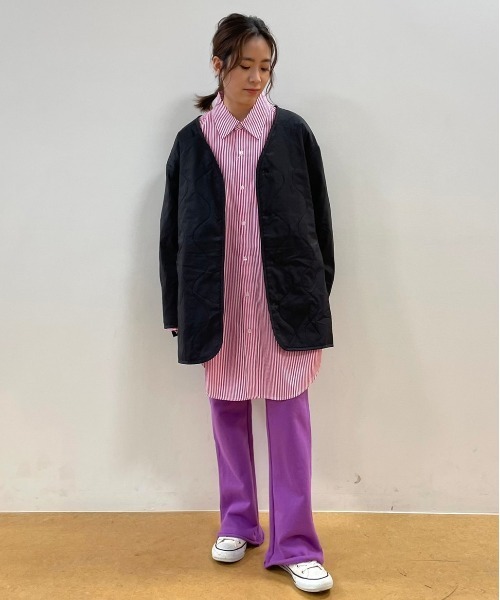 FREAK'S STORE(フリークスストア)の「ライナー付CT(ミリタリージャケット・レディース・ブラック/キャメル・フリ-)」の7枚目の写真