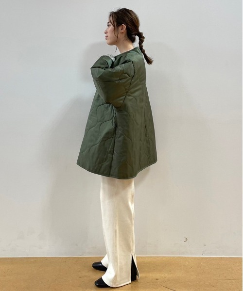 FREAK'S STORE(フリークスストア)の「ライナー付CT(ミリタリージャケット・レディース・ブラック/キャメル・フリ-)」の22枚目の写真