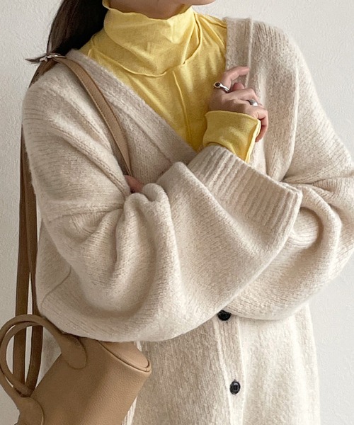 w closet（ダブルクローゼット）の「アウトロックタートルネックプルオーバー（Tシャツ/カットソー・レディース・ブラック/オフホワイト/グリーン/ラベンダー/イエロー系その他・FREE）」の5枚目の写真