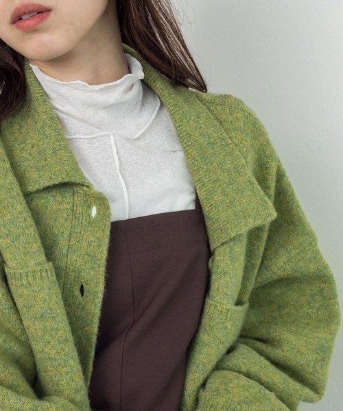 w closet（ダブルクローゼット）の「アウトロックタートルネックプルオーバー（Tシャツ/カットソー・レディース・ブラック/オフホワイト/グリーン/ラベンダー/イエロー系その他・FREE）」の2枚目の写真