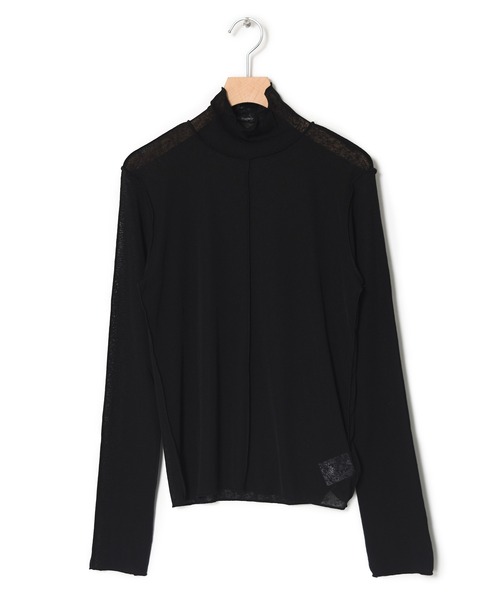 w closet（ダブルクローゼット）の「アウトロックタートルネックプルオーバー（Tシャツ/カットソー・レディース・ブラック/オフホワイト/グリーン/ラベンダー/イエロー系その他・FREE）」の7枚目の写真