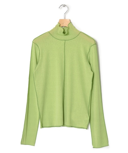 w closet（ダブルクローゼット）の「アウトロックタートルネックプルオーバー（Tシャツ/カットソー・レディース・ブラック/オフホワイト/グリーン/ラベンダー/イエロー系その他・FREE）」の6枚目の写真