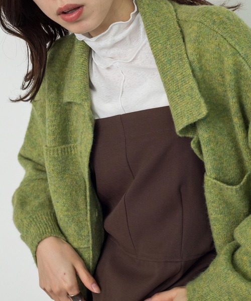 w closet（ダブルクローゼット）の「アウトロックタートルネックプルオーバー（Tシャツ/カットソー・レディース・ブラック/オフホワイト/グリーン/ラベンダー/イエロー系その他・FREE）」の11枚目の写真