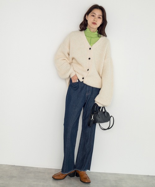 w closet（ダブルクローゼット）の「アウトロックタートルネックプルオーバー（Tシャツ/カットソー・レディース・ブラック/オフホワイト/グリーン/ラベンダー/イエロー系その他・FREE）」の13枚目の写真