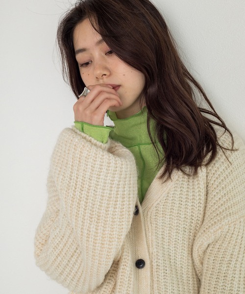 w closet（ダブルクローゼット）の「アウトロックタートルネックプルオーバー（Tシャツ/カットソー・レディース・ブラック/オフホワイト/グリーン/ラベンダー/イエロー系その他・FREE）」の14枚目の写真