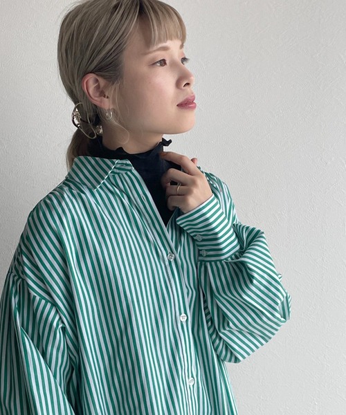 w closet（ダブルクローゼット）の「アウトロックタートルネックプルオーバー（Tシャツ/カットソー・レディース・ブラック/オフホワイト/グリーン/ラベンダー/イエロー系その他・FREE）」の22枚目の写真