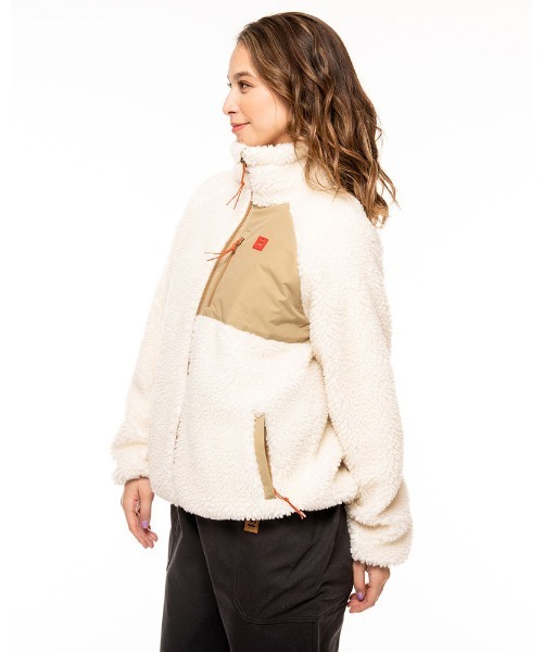BILLABONG(ビラボン)の「BILLABONG レディース 【A/Div.】 ADIV BOA FLEECE JACK ジャケット 【2021年秋冬モデル】/ビラボンモコモコボアブルゾン(ブルゾン・レディース・ブラウン/オフホワイト/ブルー・MEDIUM/LARGE)」の14枚目の写真