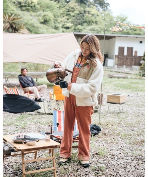 BILLABONG(ビラボン)の「BILLABONG レディース 【A/Div.】 ADIV BOA FLEECE JACK ジャケット 【2021年秋冬モデル】/ビラボンモコモコボアブルゾン(ブルゾン・レディース・ブラウン/オフホワイト/ブルー・MEDIUM/LARGE)」の10枚目の写真