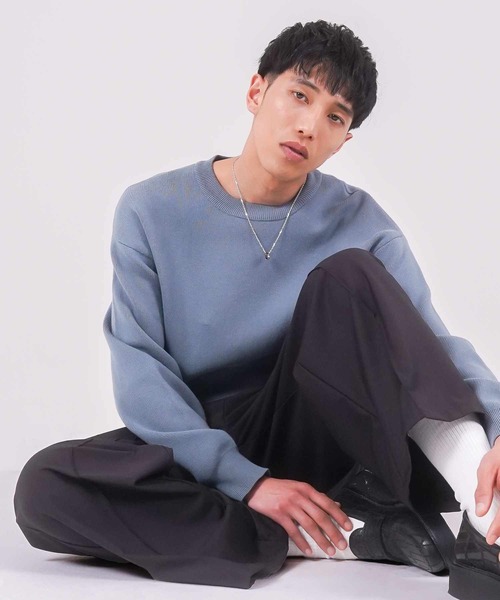 LION HEART(ライオンハート)の「LH for Gift ロゴダブルリングネックレス/コンビネーションカラー/シルバー925(ネックレス・メンズ・シルバー×ブラック・50cm)」の11枚目の写真