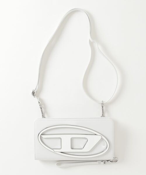 DIESEL（ディーゼル）の「レディース ラウンドDロゴ お財布ポシェット（財布・レディース・ホワイト/ブラック・UNI）」の14枚目の写真