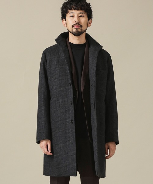 NANO universe(ナノユニバース)の「メルトンシングルスタンドコート(その他アウター)」 - WEAR