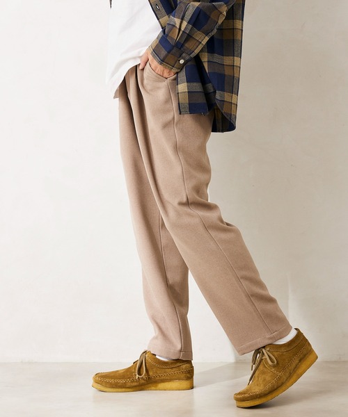 JOURNAL STANDARD relume(ジャーナルスタンダード レリューム)の「TECH WOOL WASHABLE スラックス(スラックス・メンズ・ブラック/ブラウン/ベージュ・SMALL/MEDIUM/LARGE)」の3枚目の写真