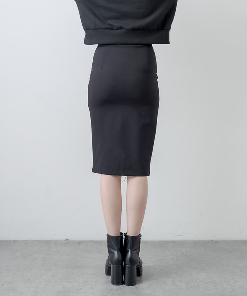 RASVOA（ラスボア）の「ジップタイトスカート（スカート・レディース・ブラック・FREE）」の5枚目の写真