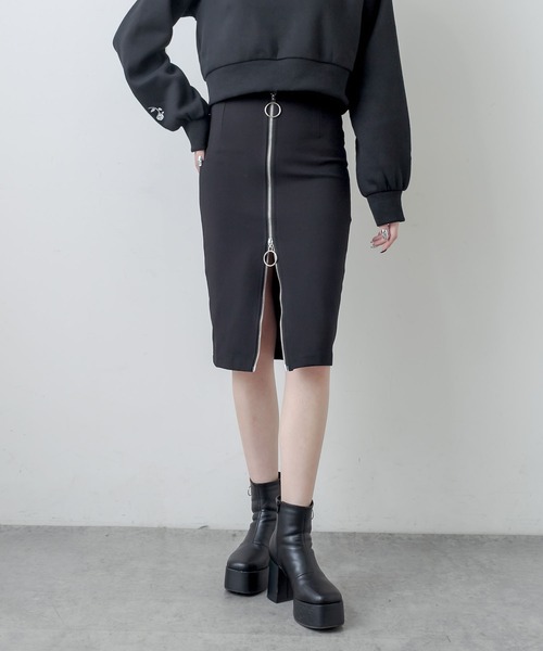 RASVOA（ラスボア）の「ジップタイトスカート（スカート・レディース・ブラック・FREE）」の17枚目の写真