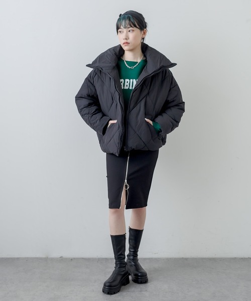 RASVOA（ラスボア）の「ジップタイトスカート（スカート・レディース・ブラック・FREE）」の4枚目の写真