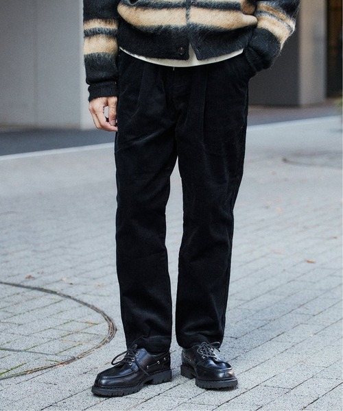 EDIFICE（エディフィス）の「8W コーデュロイ オーバル パンツ（その他パンツ・メンズ・ブルー系その他/ベージュ/ブラウン/ブラック・SMALL/MEDIUM/LARGE）」の2枚目の写真