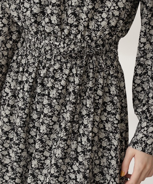 N.(N. Natural Beauty Basic)(エヌエヌナチュラルビューティーベーシック)の「◆スタンドネックハイウエストシャーリングワンピース(ワンピース・レディース・ブラック系その他/ブラウン系その他・MEDIUM)」の11枚目の写真