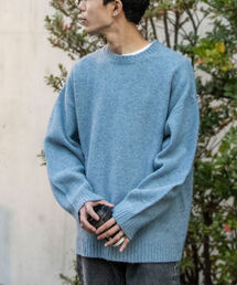 GLOSTER | 【GLOSTER/グロスター】シャギードッグウール プルオーバーニット(ニット/セーター)