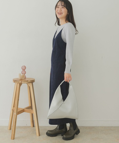 RODE SKO（ロデスコ）の「サンカクトートバッグ（トートバッグ・レディース・ベージュ系その他/グリーン/ブラック/ホワイト系その他/シルバー/ライトブルー・ONE）」の20枚目の写真