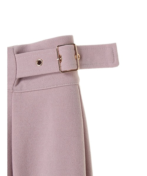 DURAS（デュラス）の「サイドベルト付きマーメイドスカート（スカート・レディース・パープル/ブラック/ベージュ・FREE）」の7枚目の写真