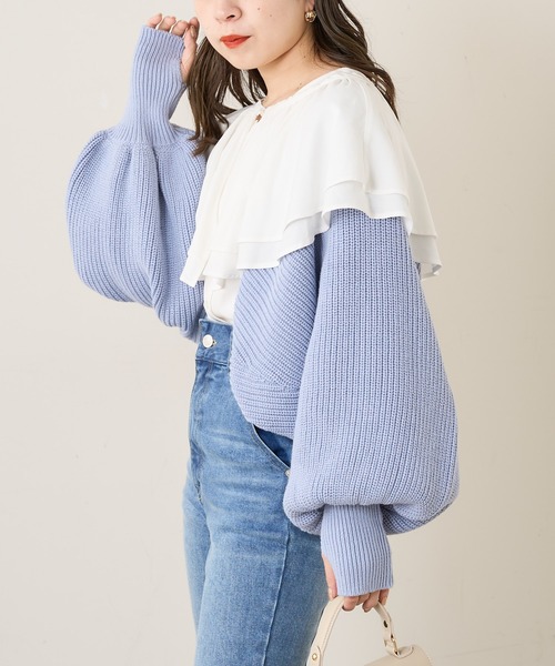 Chico（チコ）の「バックリボンボレロカーディガン