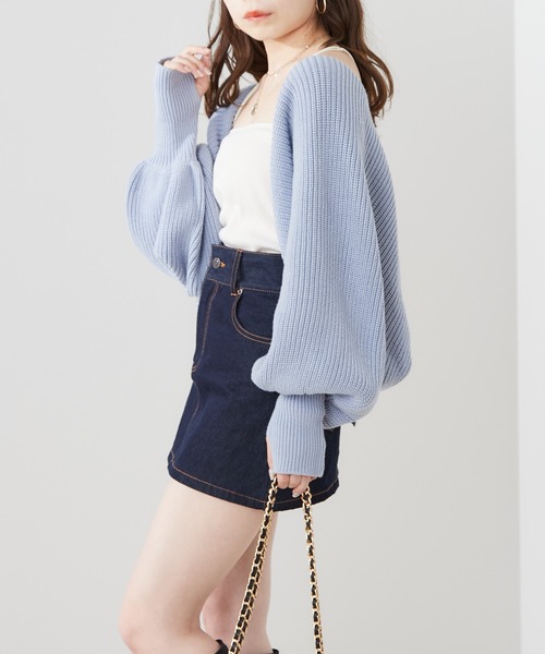 ⭐︎専用☆TO BE CHIC  ボレロ カーディガン セール】バックリボンボレロカーディガン（カーディガン/ボレロ