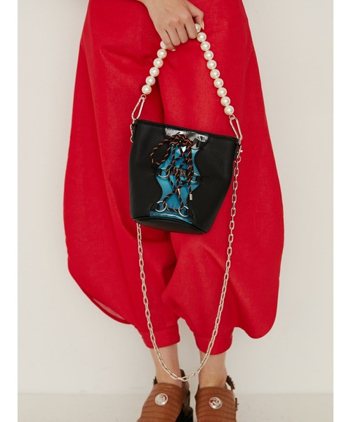 PAMEO POSE（パメオポーズ）の「Gondola Bag（トートバッグ・レディース・マルチ/ブラック・FREE）」の20枚目の写真