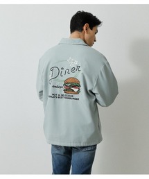 AZUL by moussy | BACK EMBROIDERY CPO JACKET/バックエンブロイダリーCPOジャケット(その他アウター)