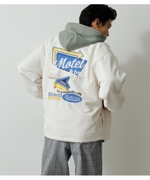 AZUL by moussy | BACK EMBROIDERY CPO JACKET/バックエンブロイダリーCPOジャケット(その他アウター)