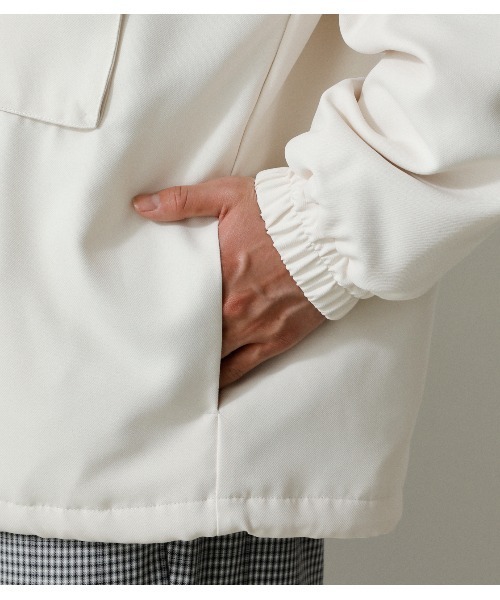 AZUL by moussy（アズールバイマウジー）の「BACK EMBROIDERY CPO JACKET/バックエンブロイダリーCPOジャケット（その他アウター・メンズ・オフホワイト/ブラック/グリーン系その他・MEDIUM/LARGE）」の12枚目の写真