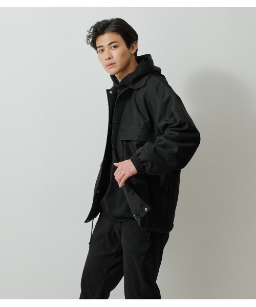 AZUL by moussy（アズールバイマウジー）の「BACK EMBROIDERY CPO JACKET/バックエンブロイダリーCPOジャケット（その他アウター・メンズ・オフホワイト/ブラック/グリーン系その他・MEDIUM/LARGE）」の15枚目の写真