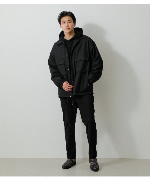 AZUL by moussy（アズールバイマウジー）の「BACK EMBROIDERY CPO JACKET/バックエンブロイダリーCPOジャケット（その他アウター・メンズ・オフホワイト/ブラック/グリーン系その他・MEDIUM/LARGE）」の16枚目の写真