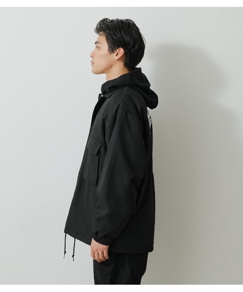 AZUL by moussy（アズールバイマウジー）の「BACK EMBROIDERY CPO JACKET/バックエンブロイダリーCPOジャケット（その他アウター・メンズ・オフホワイト/ブラック/グリーン系その他・MEDIUM/LARGE）」の17枚目の写真