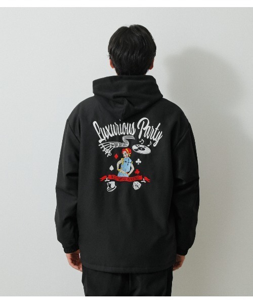 AZUL by moussy（アズールバイマウジー）の「BACK EMBROIDERY CPO JACKET/バックエンブロイダリーCPOジャケット（その他アウター・メンズ・オフホワイト/ブラック/グリーン系その他・MEDIUM/LARGE）」の18枚目の写真