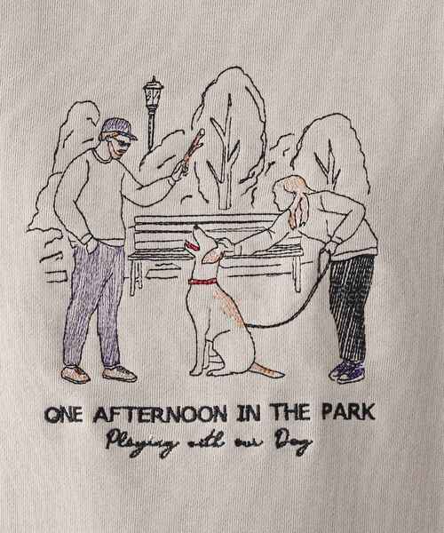 BASECONTROL(ベースコントロール)の「◆Quash 刺繍デザイン 裏毛クルーネックスウェット(スウェット・レディース・アイボリー/グリーン/ライトブルー/アイボリー系/ベージュ系/ネイビー系・99)」の14枚目の写真