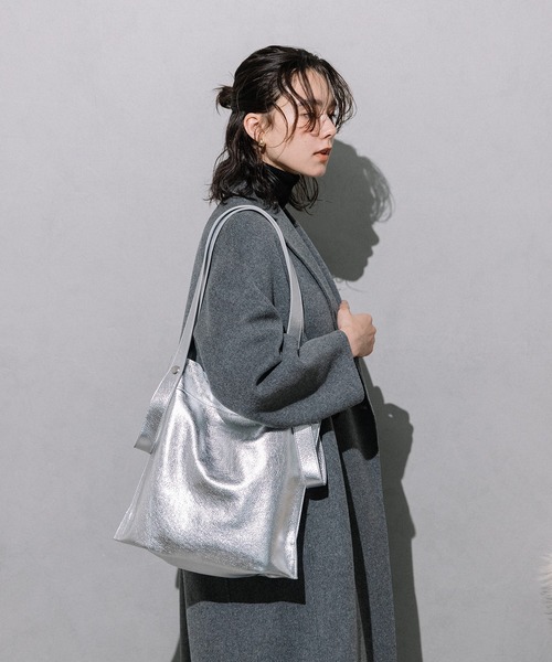 2024AW ビュレ カウレザー A4OKトートハンドバッグ 肩がけOK FREAK'S STORE トートバッグ BEAURE × STORE/ビュレ 別注