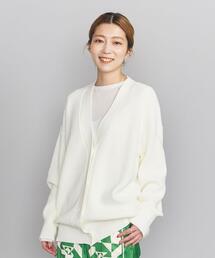BEAUTY&YOUTH UNITED ARROWS | BY 畔ニット オーバーVネック カーディガン -ウォッシャブル-(カーディガン/ボレロ)