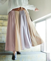 osharewalker | 『配色切替フレアスカート』(スカート)