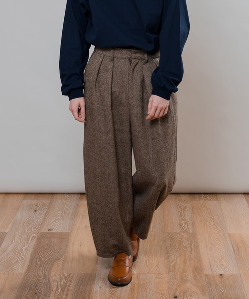 MUHET（ミュエータ）の「【セットアップ可能】バギーパンツ（その他パンツ・レディース・チャコールグレー/ブラウン/グリーン・SMALL/MEDIUM/X-LARGE）」の3枚目の写真