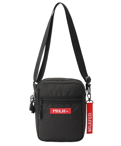 MILKFED.(ミルクフェド)の「RECTANGLE SHOULDER BAG/ ショルダーバッグ(ショルダーバッグ・レディース・ブラック/レッド/ライトパープル・ONE SIZE)」の10枚目の写真