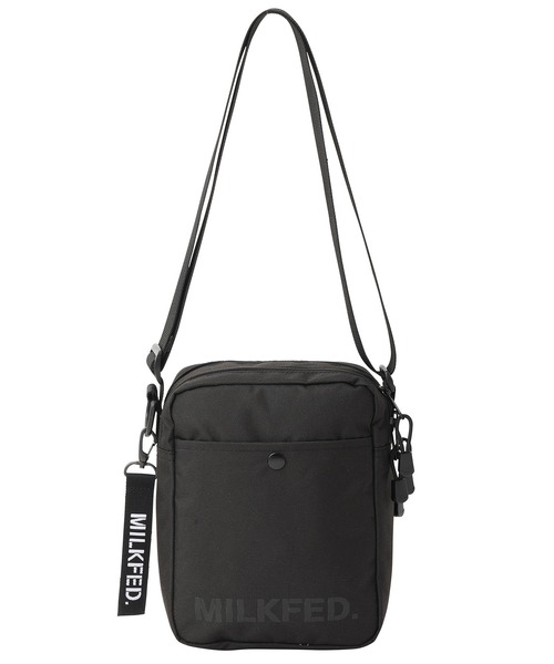 MILKFED.(ミルクフェド)の「RECTANGLE SHOULDER BAG/ ショルダーバッグ(ショルダーバッグ・レディース・ブラック/レッド/ライトパープル・ONE SIZE)」の6枚目の写真