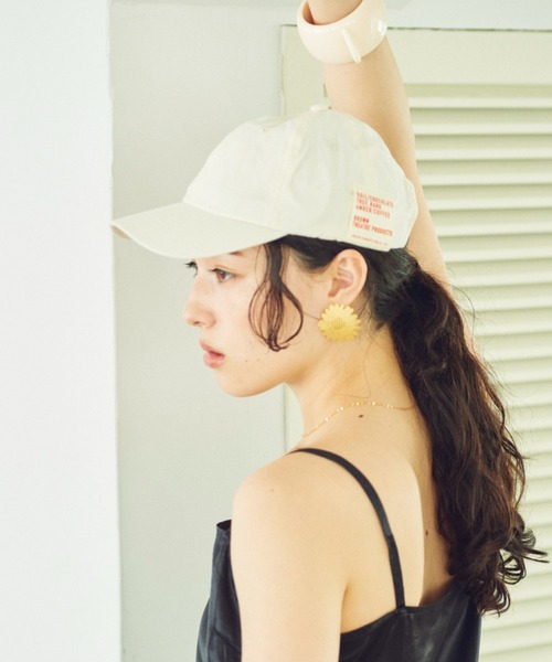 THEATRE PRODUCTS（シアタープロダクツ）の「BROWN NAME CAP／ブラウンネームキャップ（キャップ・レディース・ホワイト/ブラック/ピンク/ベージュ・FREE）」の20枚目の写真