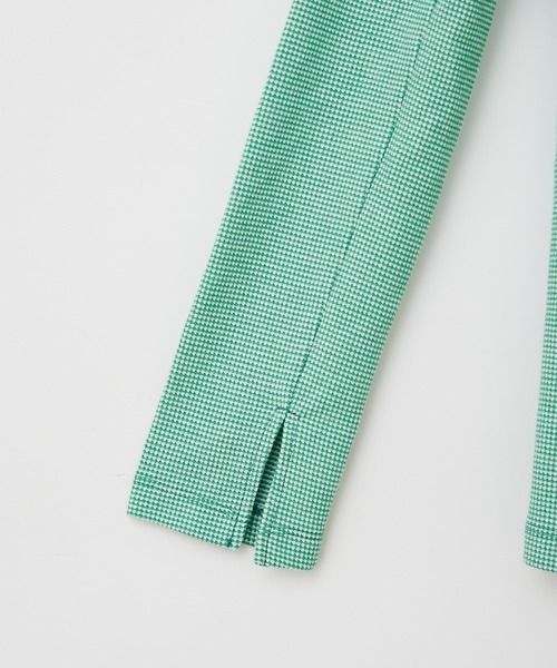 CIAOPANIC（チャオパニック）の「嬉しいパット付き！ジャガードバックオープンプルオーバー（Tシャツ/カットソー・レディース・ブラック/オレンジ/ブルー/グリーン・FREE）」の14枚目の写真