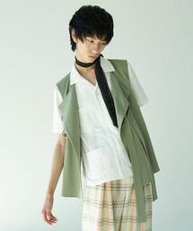 LiNoH | 【×MENS NON-NO】T/W BELTED VEST(ベスト)