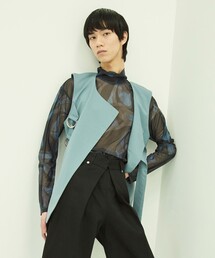 LiNoH | 【×MENS NON-NO】T/W BELTED VEST(ベスト)